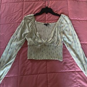 pacsun kendall and kylie long sleeve blouse